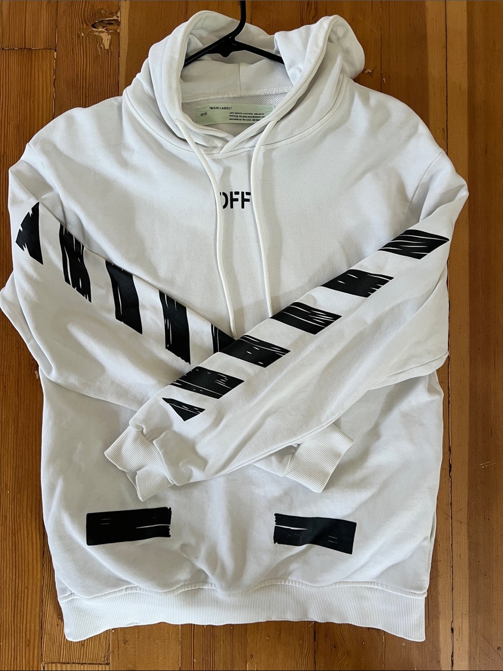 Off-White White Hoodie ‘Seeing Things’